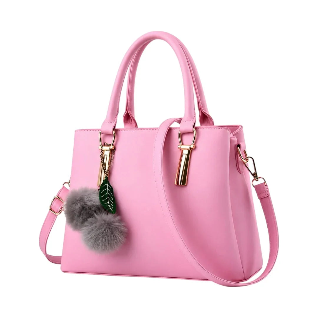 General Birchmark Blush Pink Shoulder Bag, side profile