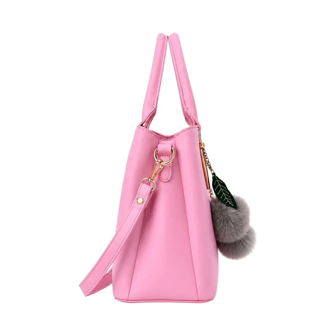 General Birchmark Blush Pink Shoulder Bag shown as a crossbody