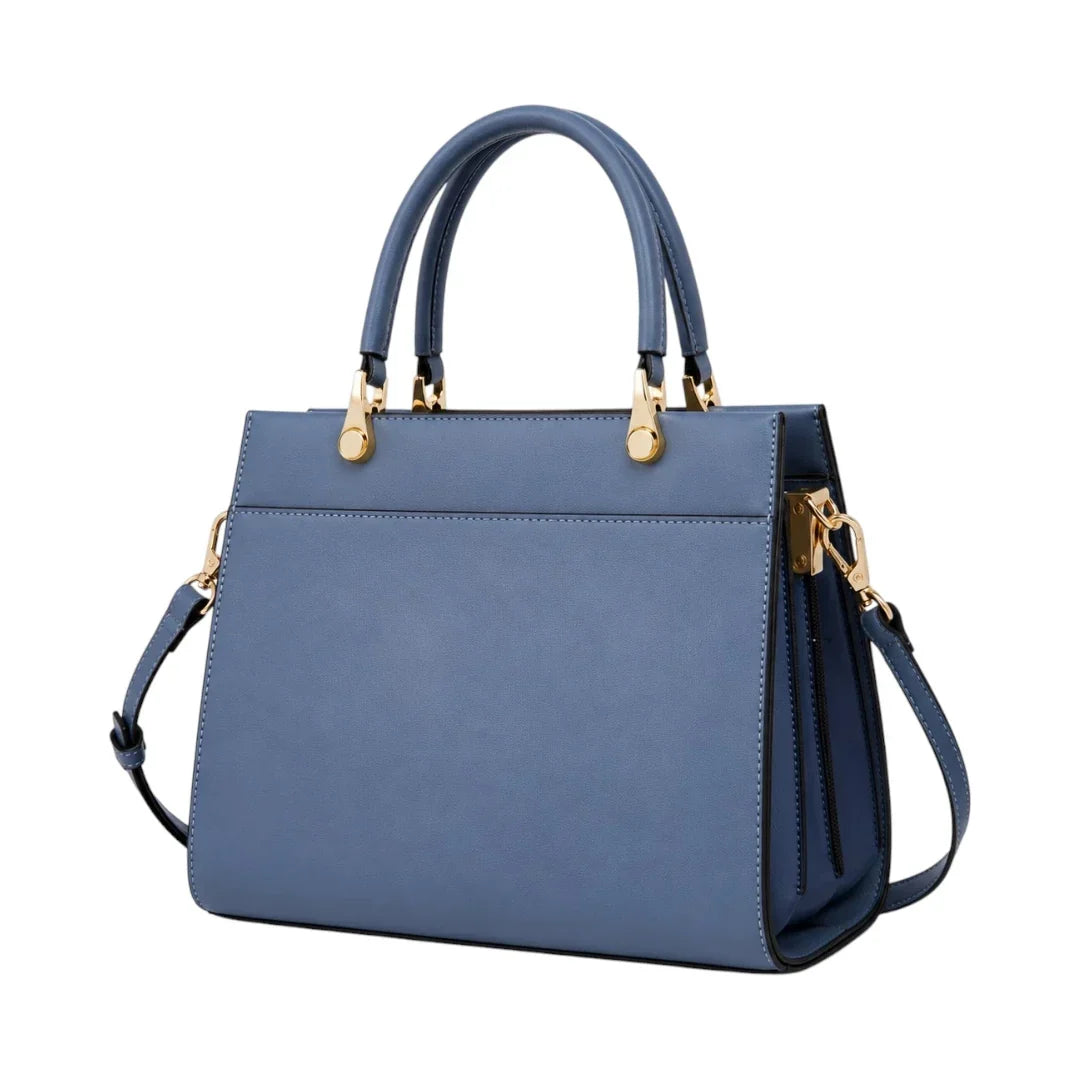 General Birchmark Cobalt Blue Dual-Handle Shoulder Bag, front view