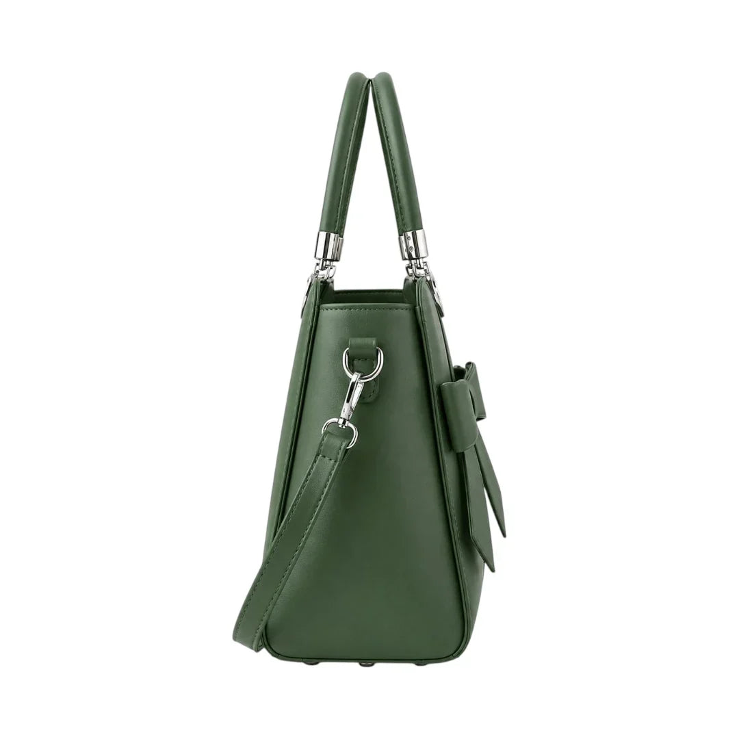 General Birchmark Emerald Green Shoulder Bag, side profile
